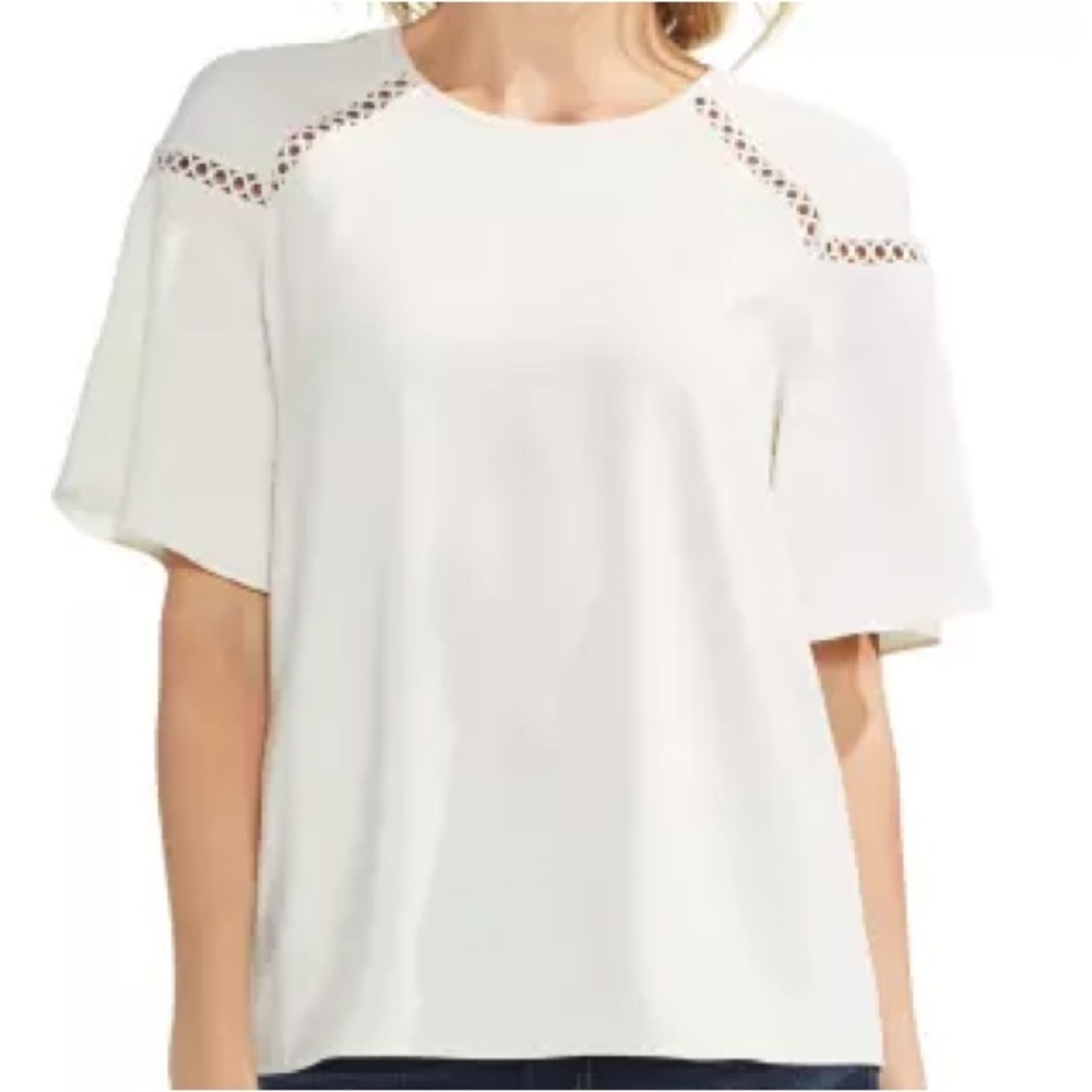 Vince Camuto Lace Trim Shirt